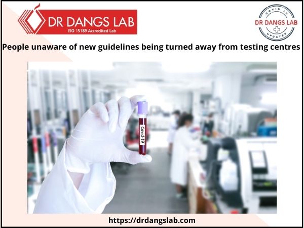 Corona testing at dangs lab